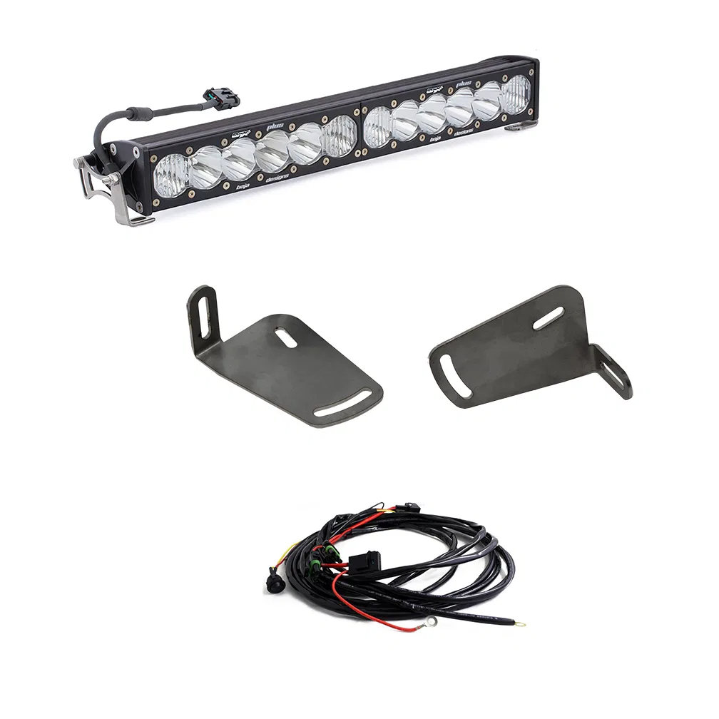 448050 – BAJA DESIGN Light Bar, LED 20 Inch Length 12 Clear CREE Bulb 216 Watt/ 16.6 Amp Draw 24920 Lumens Clear Hard...